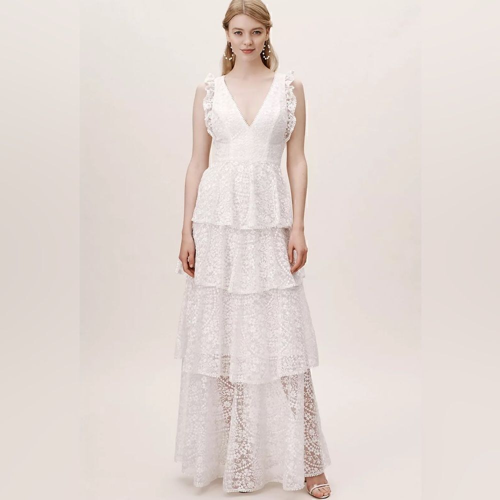 BHLDN ML Monique Lhuillier Annella Dress / size 4